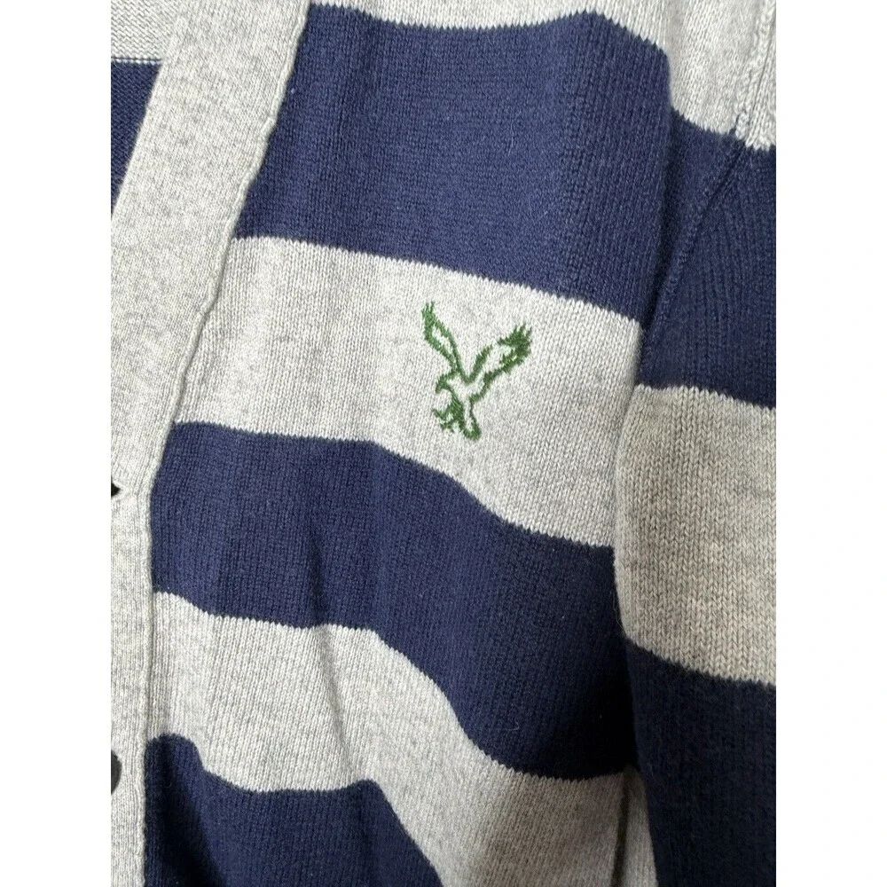 Vintage American Eagle Outfitters Y2K Mens 2X Button Up Cardigan Sweater XXL